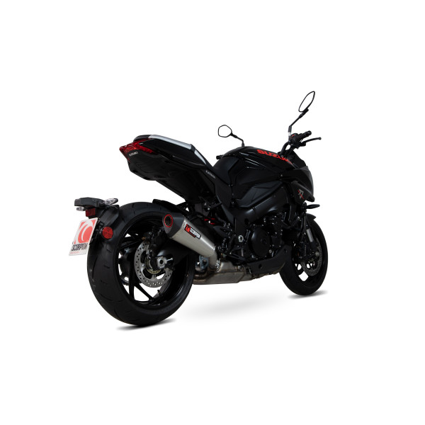 Scorpion Exhaust Suzuki GSX-S 1000 Katana 2019 - 2021 Serket Taper Slip-on Brushed Stainless Steel Sleeve